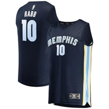 Load image into Gallery viewer, 10-Ivan Rabb Memphis Grizzlies  Jersey - Icon Edition – Navy