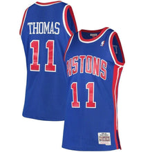 Load image into Gallery viewer, 11-Isiah Thomas Detroit PistonsHardwood Classics Swingman Jersey - Blue