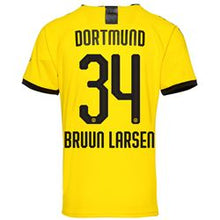 Load image into Gallery viewer, Bruun Larsen 34 Borussia Dortmund 2019-20 Home Stadium Player Jersey – Yellow