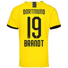 Load image into Gallery viewer, Brandt 19 Borussia Dortmund 2019-20 Home Stadium Player Jersey – Yellow