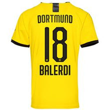 Load image into Gallery viewer, Balerdi 18 Borussia Dortmund 2019-20 Home Stadium Player Jersey – Yellow