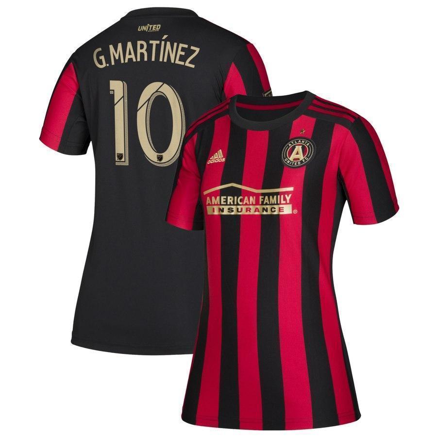 10-Gonzalo ''Pity'' Martínez Atlanta United FC Women's 2019 Star and Stripes Player Jersey – Red