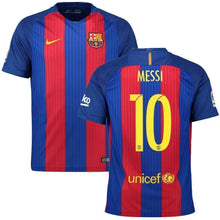 Load image into Gallery viewer, 10-Lionel Messi Barcelona 2016-17 Home Player Jersey - Red-Blue