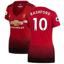 Load image into Gallery viewer, 10-Marcus Rashford Manchester United Women&#39;s 2018-19 Home Player Jersey – Red