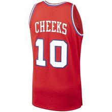 Load image into Gallery viewer, 10-Maurice Cheeks Philadelphia 76ers  1982-83 Hardwood Classics Swingman Jersey – Red