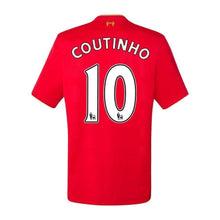 Load image into Gallery viewer, 10-Philippe Coutinho Liverpool New Balance  Home Player Jersey - Red