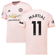 Load image into Gallery viewer, 11-Anthony Martial Manchester United 2018-19 Away Player Jersey – Coral