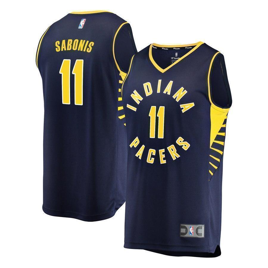11-Domantas Sabonis Indiana Pacers Jersey - Icon Edition – Navy