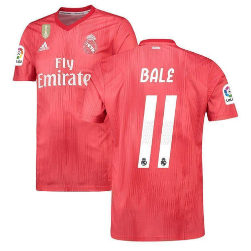 11-Gareth Bale Real Madrid 2018-19 Third Player Jersey – Red