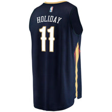 Load image into Gallery viewer, 11-Jrue Holiday New Orleans Pelicans  Jersey - Icon Edition – Navy