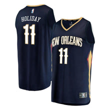 Load image into Gallery viewer, 11-Jrue Holiday New Orleans Pelicans  Jersey - Icon Edition – Navy