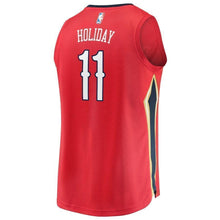 Load image into Gallery viewer, 11-Jrue Holiday New Orleans Pelicans  Jersey Red - Statement Edition