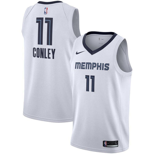 11-Mike Conley Memphis Grizzlies  Swingman Jersey - Association Edition – White