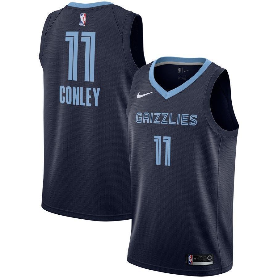 11-Mike Conley Memphis Grizzlies  Swingman Jersey - Icon Edition – Navy