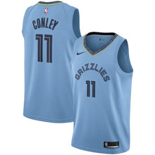 Load image into Gallery viewer, 11-Mike Conley Memphis Grizzlies  Swingman Jersey - Statement Edition – Light Blue