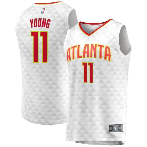 11-Trae Young Atlanta Hawks  Jersey – Association Edition – White