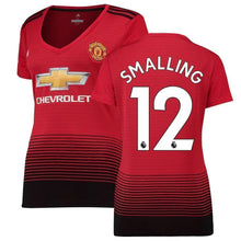 Load image into Gallery viewer, 12-Chris Smalling Manchester United Women&#39;s 18-19 Home Jersey – Red