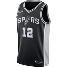 Load image into Gallery viewer, 12-LaMarcus Aldridge San Antonio Spurs Swingman Jersey Black - Icon Edition