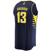 Load image into Gallery viewer, 13-Ike Anigbogu Indiana Pacers  Jersey - Icon Edition – Navy