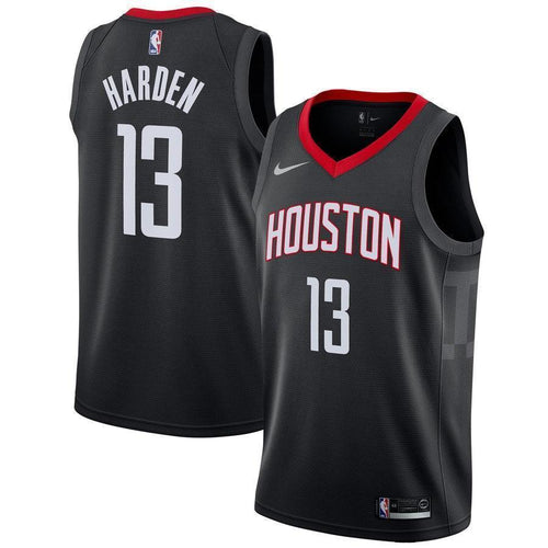 13-James Harden Houston Rockets Swingman Jersey - Statement Edition – Black