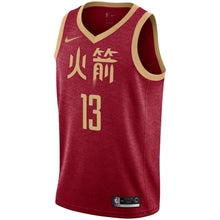 Load image into Gallery viewer, 13-James Harden Houston Rockets  Swingman Jersey – City Edition – Red