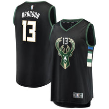 Load image into Gallery viewer, 13-Malcolm Brogdon Milwaukee Bucks Jersey Black - Statement Edition