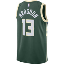 Load image into Gallery viewer, 13-Malcolm Brogdon Milwaukee Bucks Swingman Jersey Green - Icon Edition