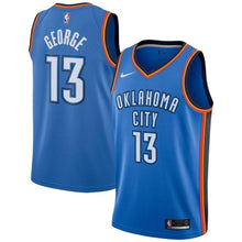 Load image into Gallery viewer, 13-Paul George Oklahoma City Thunder Swingman Jersey - Icon Edition – Blue