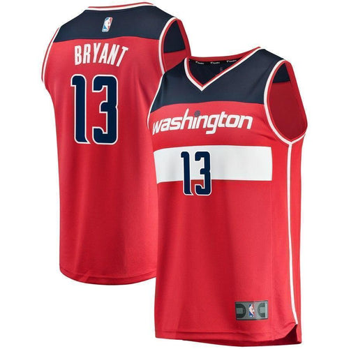 13-Thomas Bryant Washington Wizards  Jersey - Icon Edition - Red