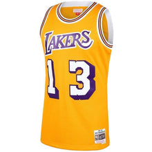 Load image into Gallery viewer, 13-Wilt Chamberlain Los Angeles Lakers  Hardwood Classics Swingman Jersey – Gold