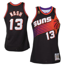 Load image into Gallery viewer, 13- Steve Nash Phoenix Suns 1996-97 Hardwood Classics Throwback  Home Jersey - Black