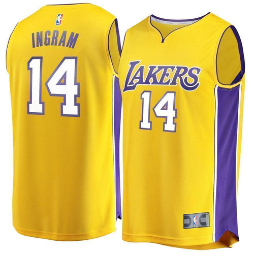 14-Brandon Ingram Los Angeles Lakers  Jersey Gold - Icon Edition