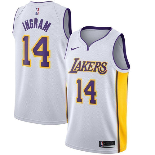 14-Brandon Ingram Los Angeles Lakers Swingman Jersey White - Association Edition