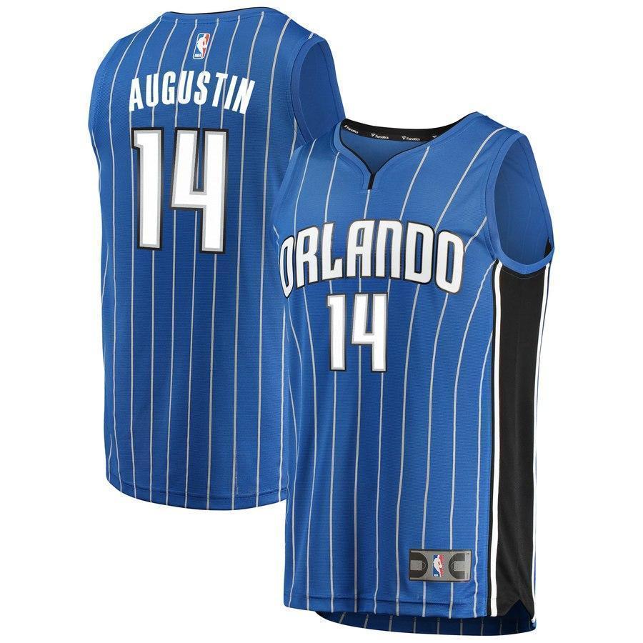 14-DJ Augustin Orlando Magic  Jersey - Icon Edition – Blue