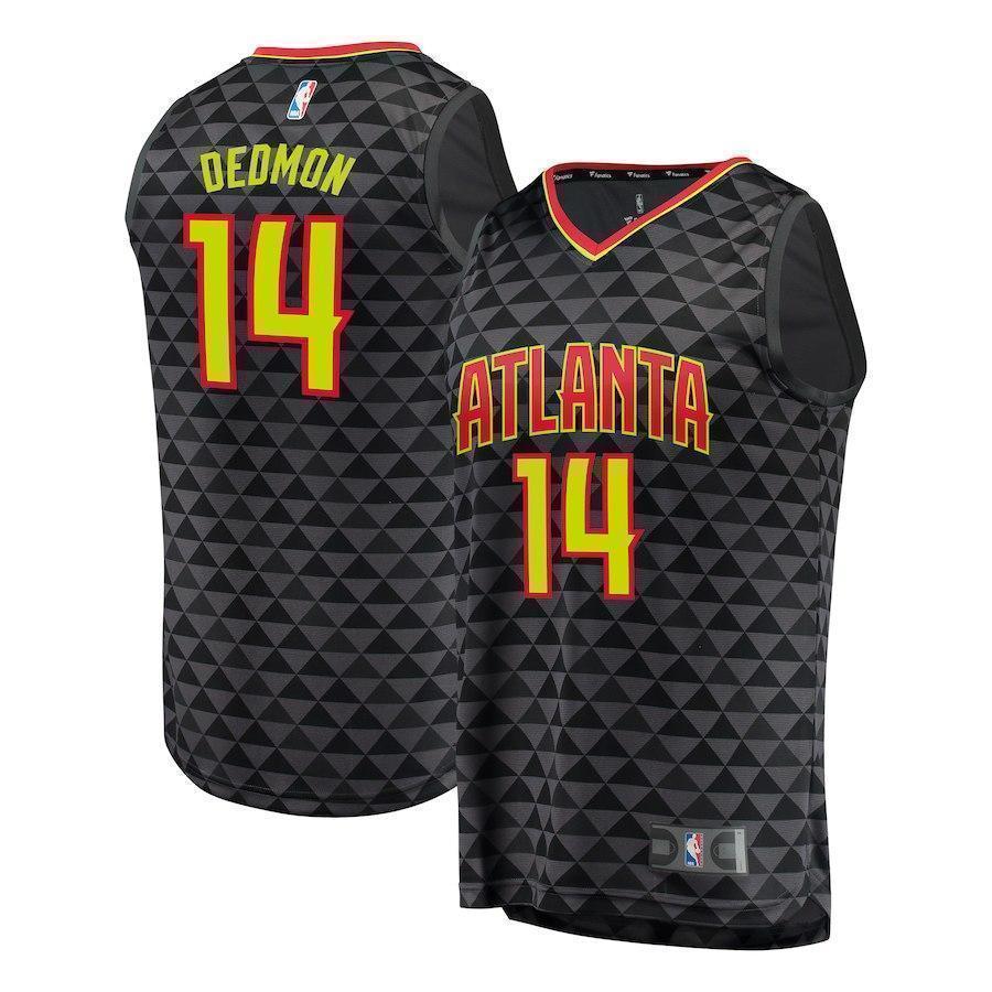 14-Dewayne Dedmon Atlanta Hawks Jersey - Icon Edition – Black
