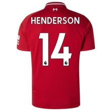 Load image into Gallery viewer, 14-Jordan Henderson Liverpool New Balance 2018-19 Home Player Jersey – Red