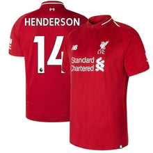 Load image into Gallery viewer, 14-Jordan Henderson Liverpool New Balance 2018-19 Home Player Jersey – Red