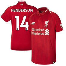Load image into Gallery viewer, 14-Jordan Henderson Liverpool New Balance Youth 2018-19 Home Player Jersey – Red