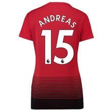 Load image into Gallery viewer, 15-Andreas Pereira Manchester United Women&#39;s 18-19 Home Jersey – Red