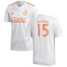 Load image into Gallery viewer, 15-Hector Villalba Atlanta United FC King Peach Player Jersey – White