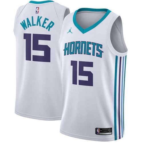 15-Kemba Walker Charlotte Hornets Swingman Jersey White - Association Edition