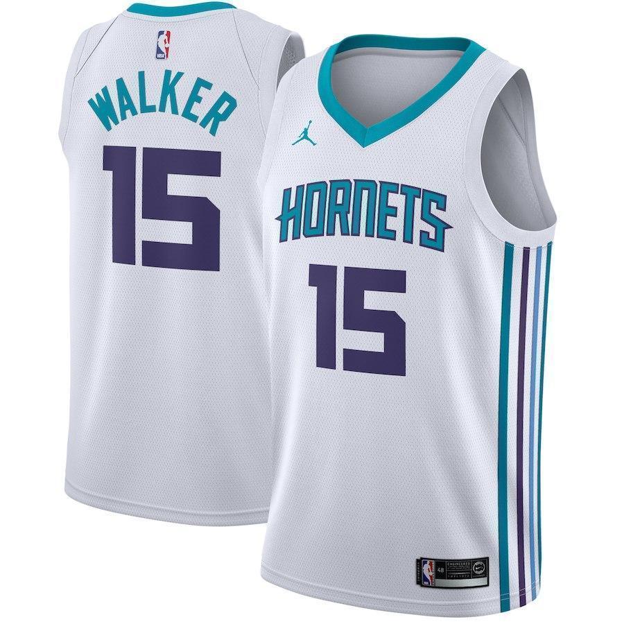 15-Kemba Walker Charlotte Hornets Swingman Jersey White - Association Edition
