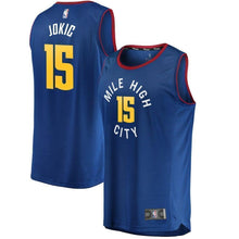Load image into Gallery viewer, 15-Nikola Jokic Denver Nuggets  Jersey - Statement Edition – Blue