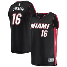 Load image into Gallery viewer, 16-James Johnson Miami Heat  Jersey - Icon Edition – Black