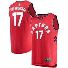 Load image into Gallery viewer, 17-Jonas Valanciunas Toronto Raptors Jersey Red - Icon Edition