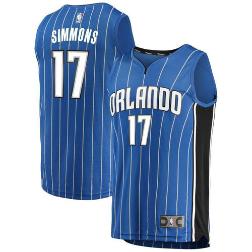 17-Jonathon Simmons Orlando Magic  Jersey - Icon Edition – Blue