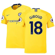 Load image into Gallery viewer, 18-Olivier Giroud Chelsea 2018-19 Away Stadium Player Jersey – Yellow