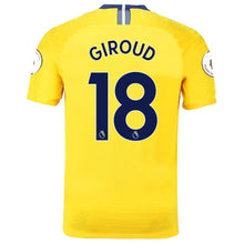 Load image into Gallery viewer, 18-Olivier Giroud Chelsea 2018-19 Away Vapor Match Player Jersey – Yellow