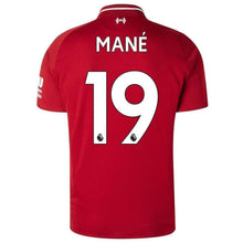 Load image into Gallery viewer, 19-Sadio Mané Liverpool New Balance 2018-19 Home Player Jersey – Red