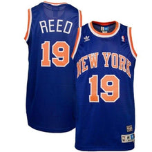 Load image into Gallery viewer, 19-Willis Reed New York Knicks Hardwood Classics Soul Swingman Throwback Jersey - Blue